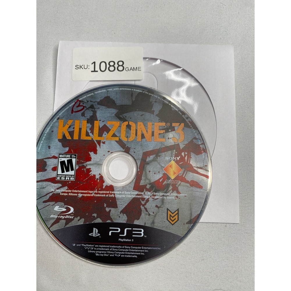 Killzone 3 Sony PlayStation 3